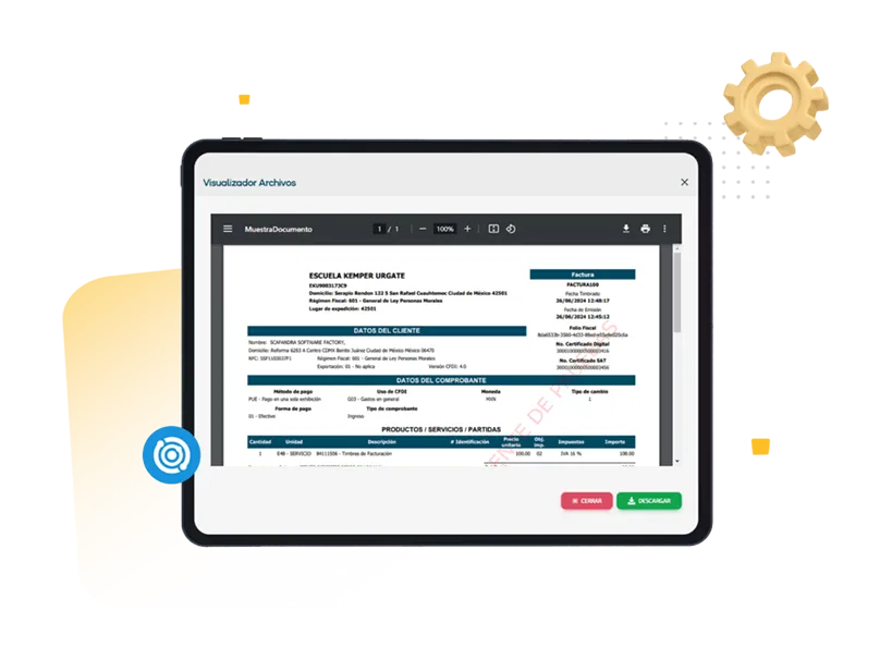 Sistema de facturación electrónica en línea
