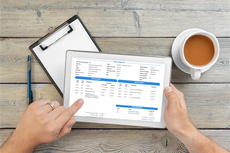 Formatos para descargar tu nómina