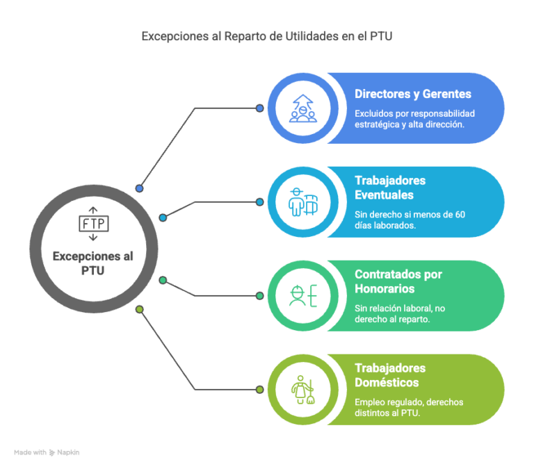 Quienes no participan en el reparto de utilidades