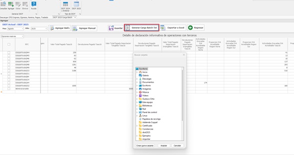 Cómo generar la DIOT desde el porta FacturoPorTi-4
